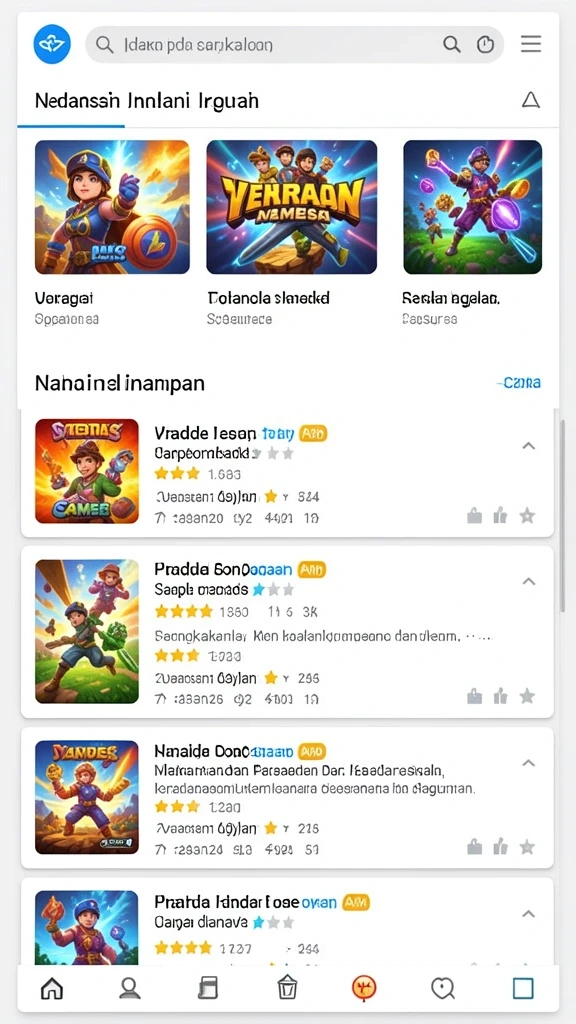 Tangkapan layar menunjukkan aksi seru dalam permainan.