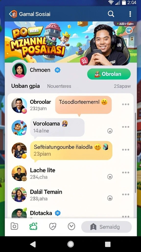 Tangkapan layar menampilkan tampilan awal permainan yang menarik.