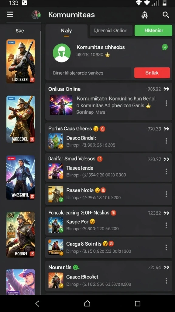 Tampilan antarmuka yang menarik dan jelas.