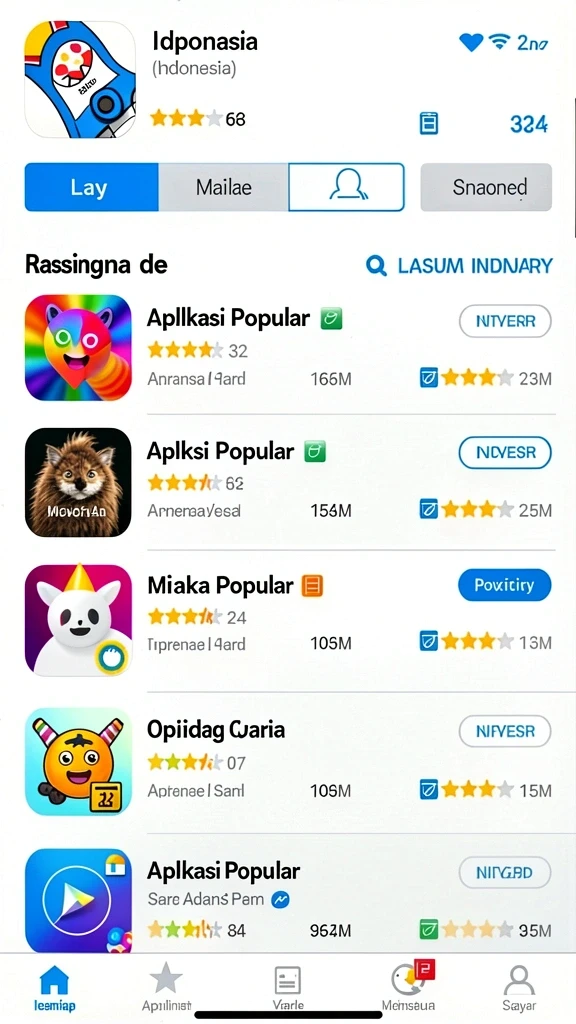 Fitur sosial yang memungkinkan berkompetisi dengan teman.