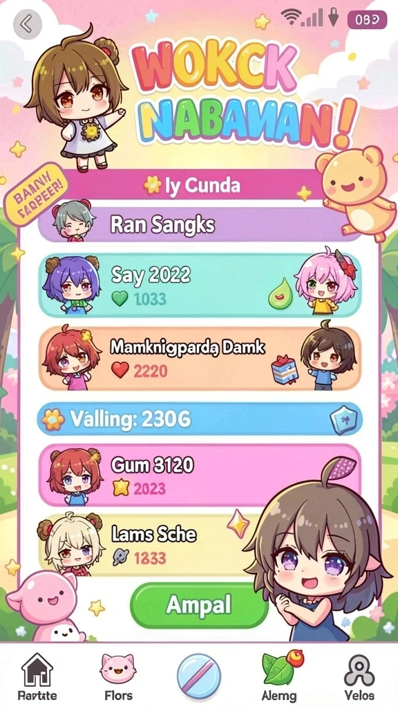 Gambaran aksi seru yang terjadi di dalam game.
