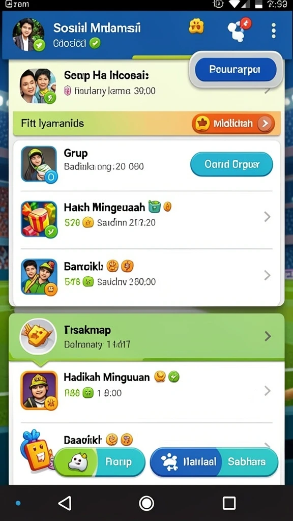 Pengaturan karakter yang dapat disesuaikan dengan mudah.
