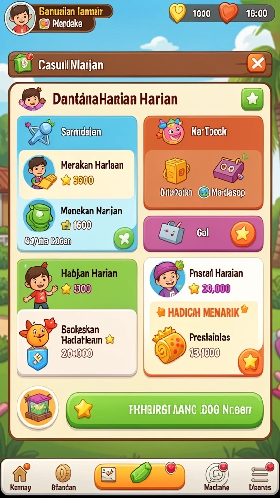 Tampilan antarmuka yang menarik dan mudah digunakan.