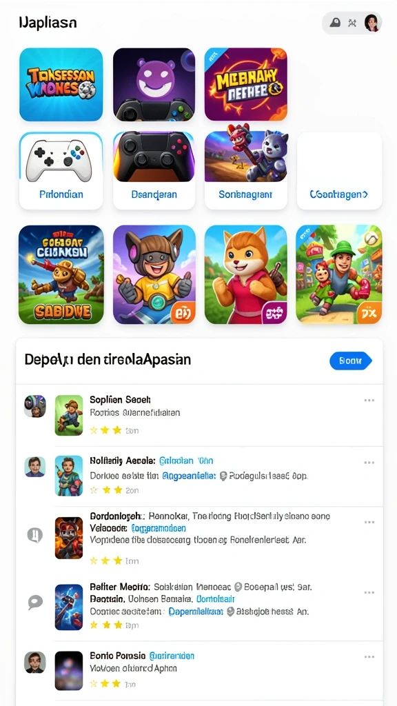 Tampilan antarmuka pengguna yang intuitif.
