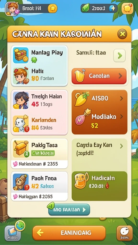 Tampilan antarmuka yang menarik dan mudah digunakan.
