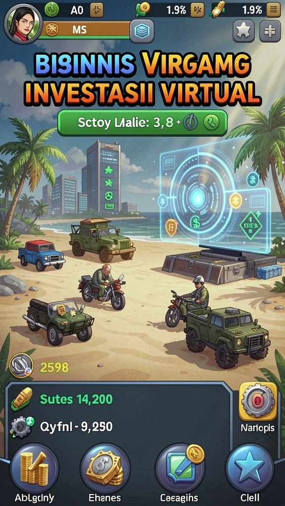 Tampilan dunia dalam game yang menawan.