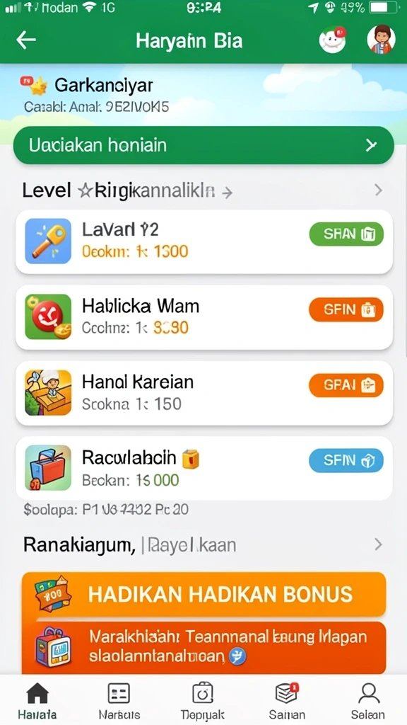 Fitur mode multiplayer yang seru dan menantang.