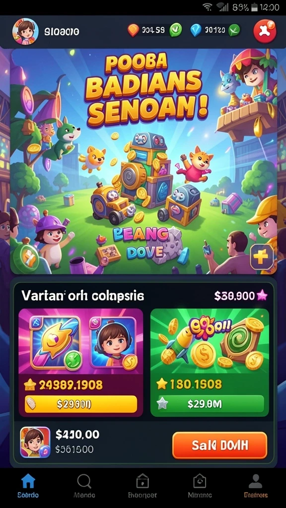 Fitur berbagi untuk pengalaman bermain yang lebih seru.