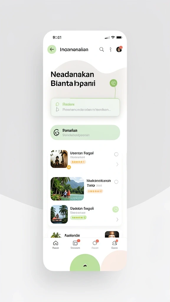 Tampilan antarmuka yang menarik dan modern.