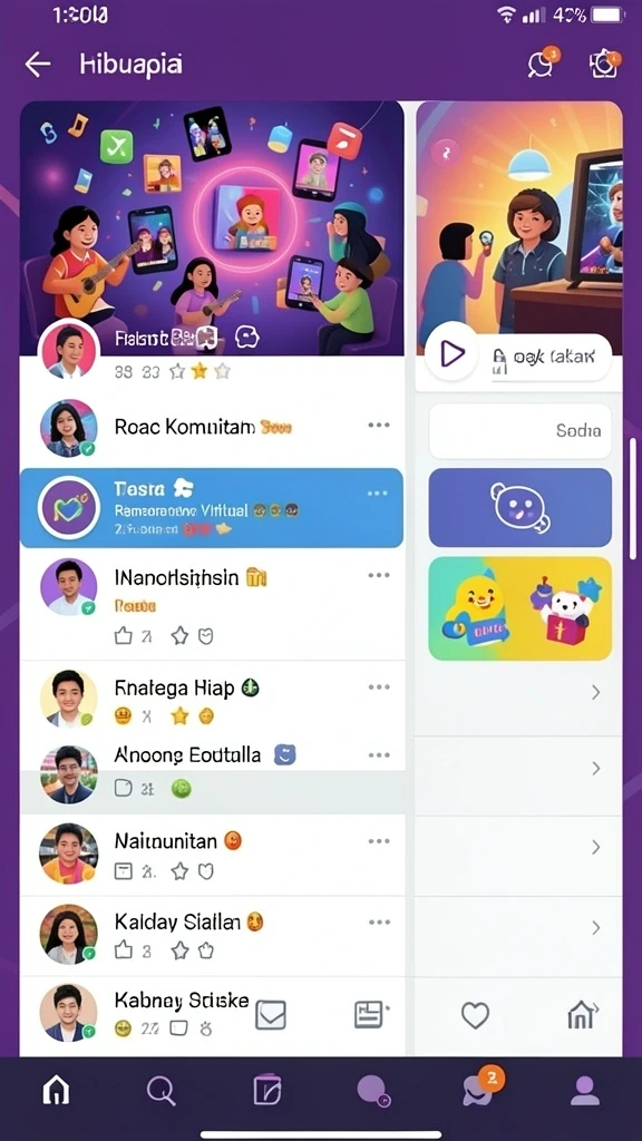 Berbagai permainan menarik dalam satu aplikasi.