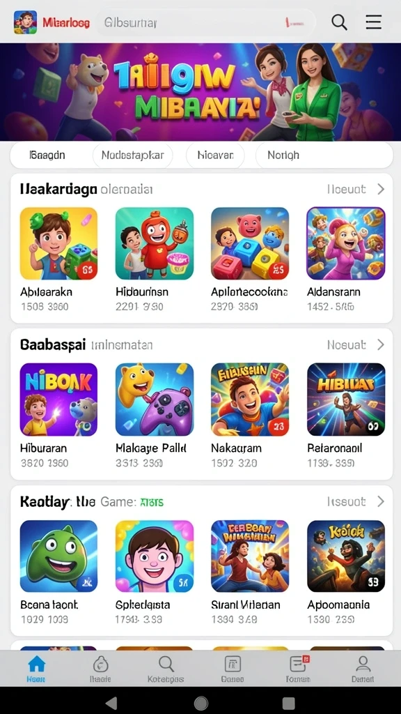 Gameplay seru dengan banyak pilihan mode permainan.
