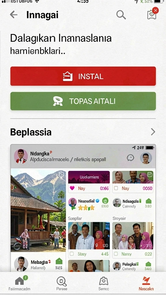 Tampilan awal permainan yang menarik.
