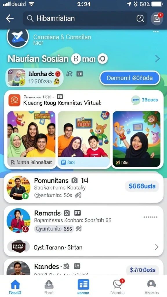 Tampilan antarmuka yang menarik dan mudah digunakan.