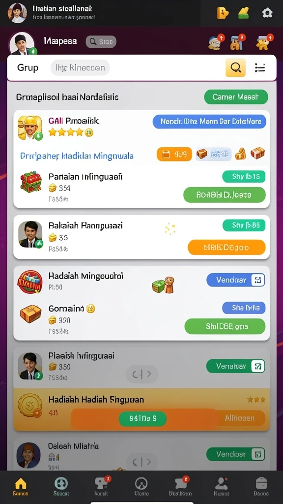 Tampilan antarmuka yang menarik dan mudah dipahami.