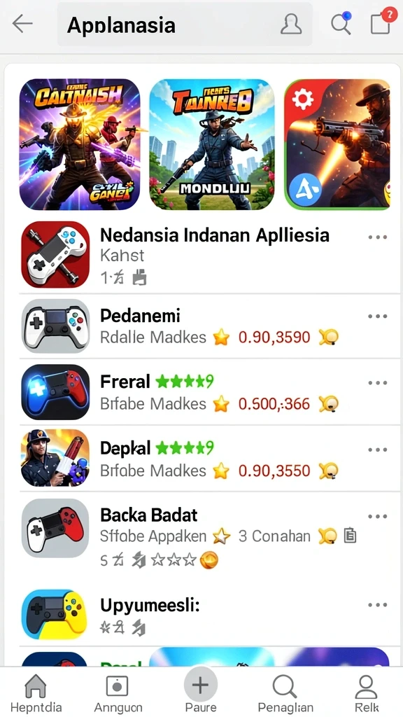 Tampilan antarmuka yang menarik dan mudah dinavigasi.