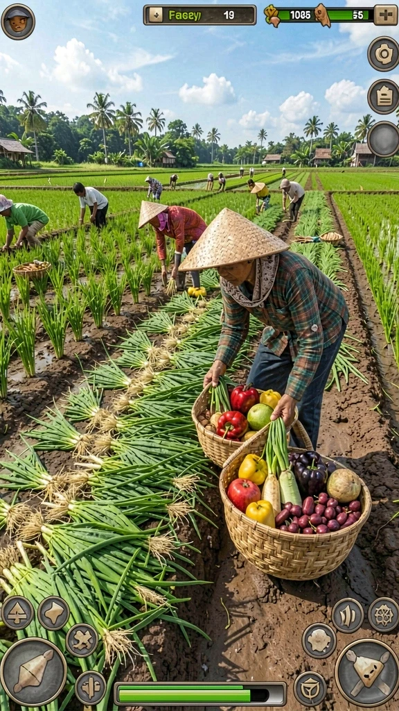 Tangkapan layar menampilkan pilihan kustomisasi karakter yang beragam.