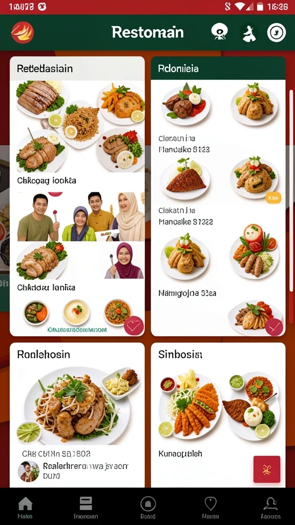 Tampilan menarik dan antarmuka yang ramah pengguna.