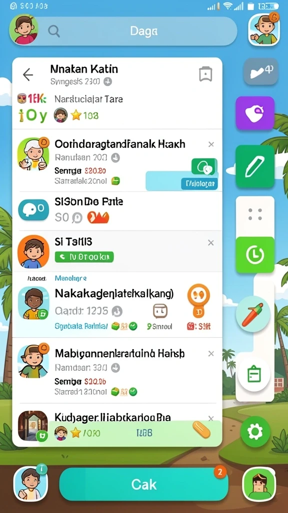 Screenshot tampilan awal game yang menarik.