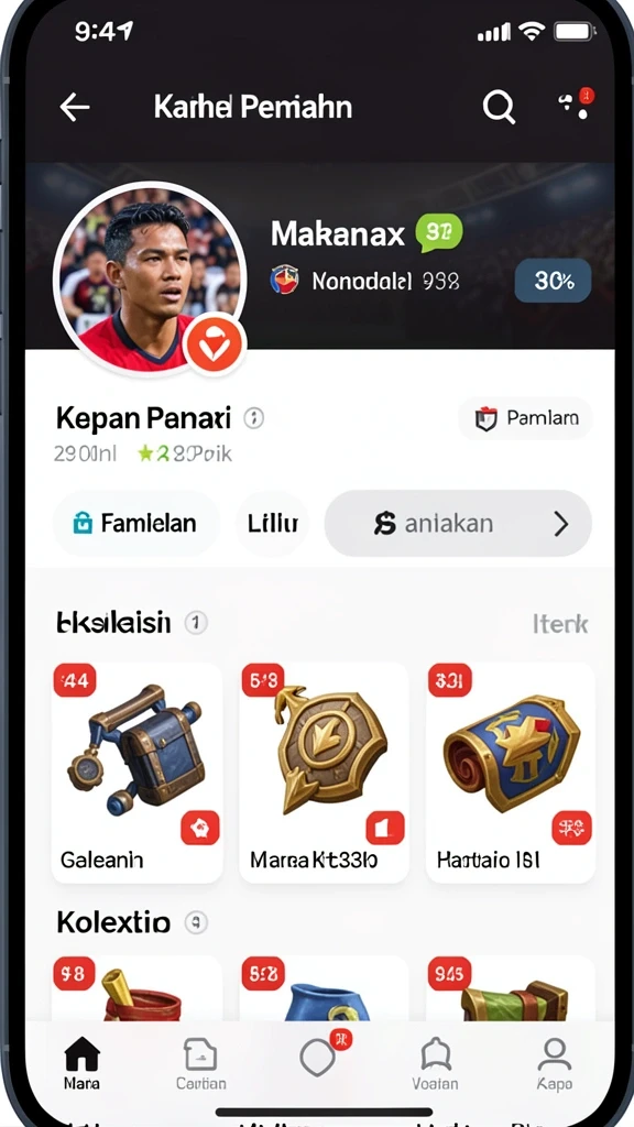 Pertarungan seru antara pemain di arena.
