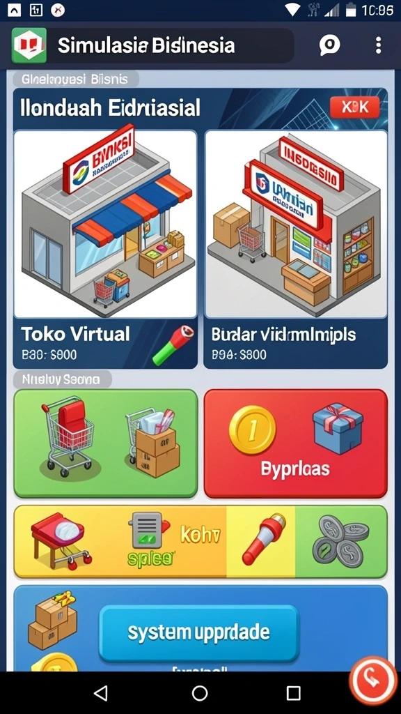 Tampilan antarmuka yang menarik dan user-friendly.