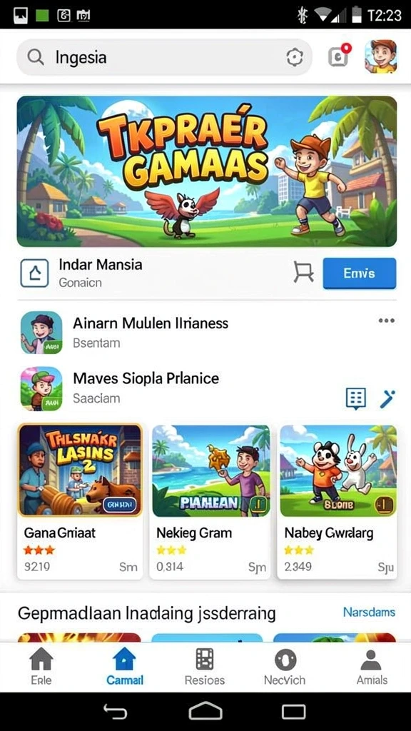 Tampilan antarmuka yang menarik dan mudah dipahami.