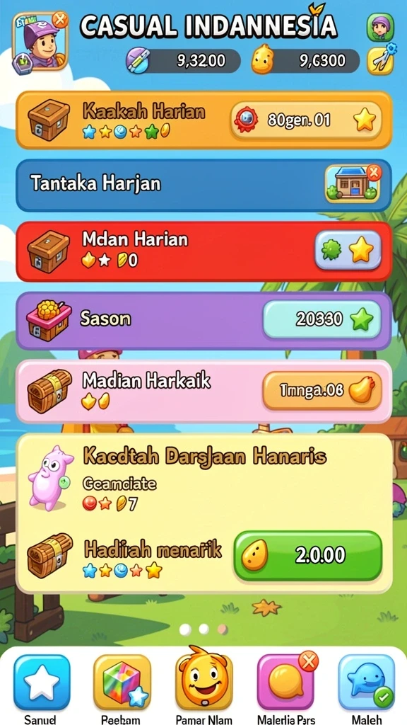Fitur interaksi komunitas yang membuat permainan lebih hidup.