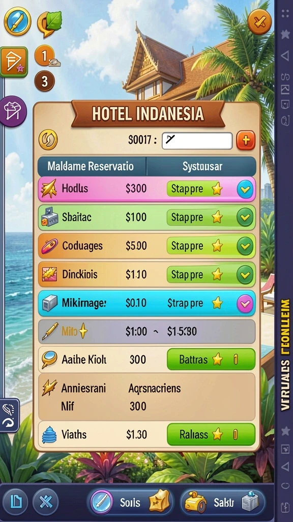 Beragam mode permainan yang dapat dimainkan.