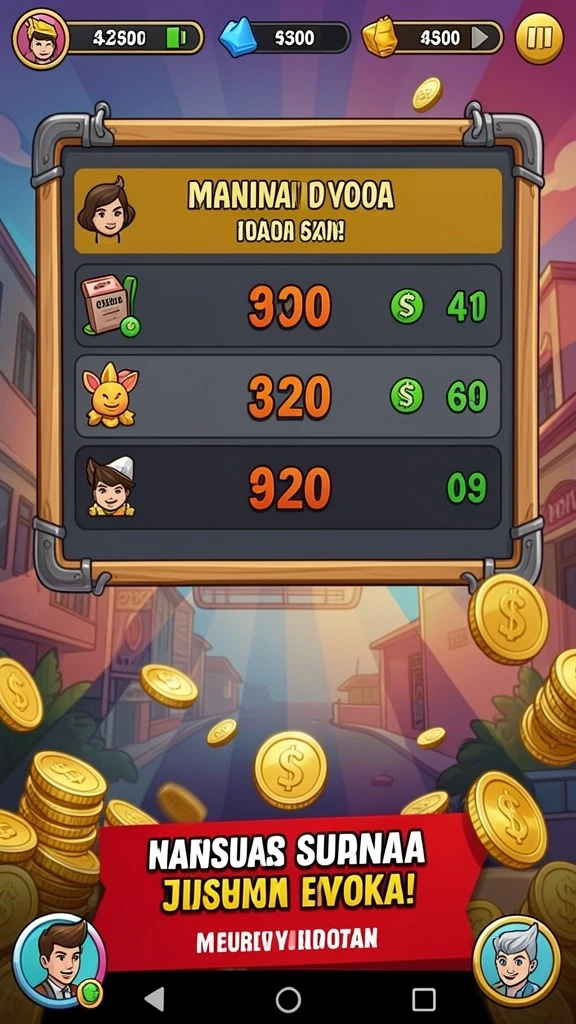 Screenshot fitur kompetisi antar pemain yang seru.