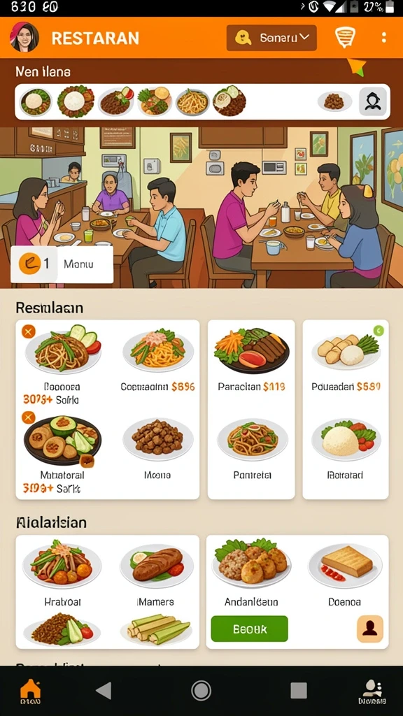 Antarmuka permainan yang intuitif.