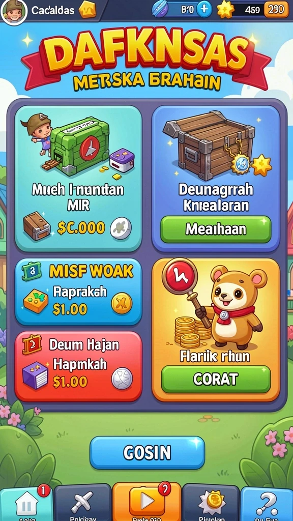 Tampilan antarmuka yang user-friendly dan intuitif.