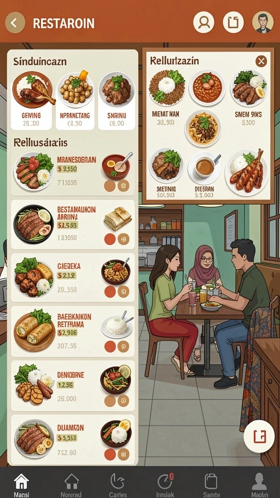 Fitur interaksi sosial antara pemain yang menyenangkan.