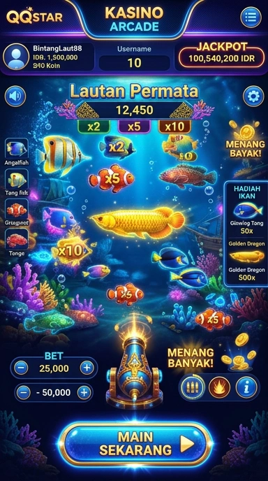 qqstar — layar beranda